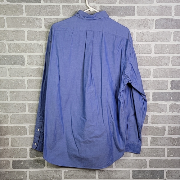 Ralph Lauren Yarmouth 100% Cotton Vintage 90's Y2K Dress Shirt Men's 16.5x36 - Picture 9 of 13